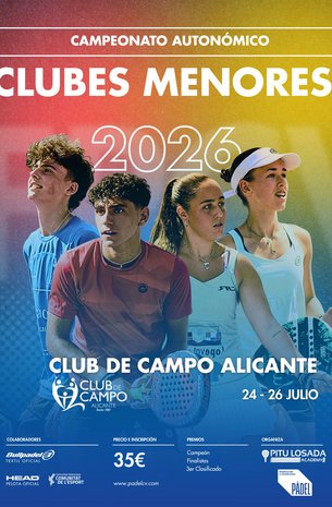 CTO AUTONOMICO CLUBES MENORES 2026